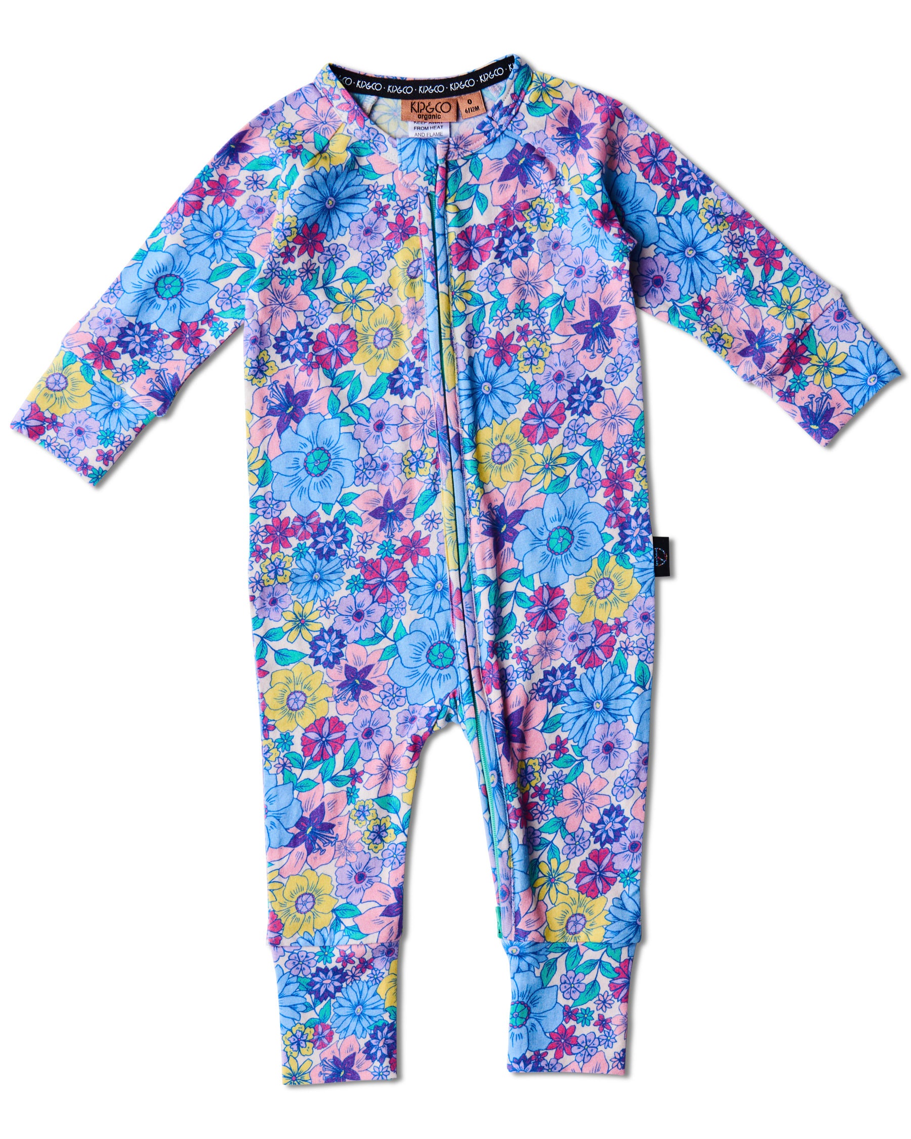 Organic Long Sleeve Zip Romper for Babies - Soft & Comfortable One-Piece Outfit - Perfect for Playtime, Daycare & Family Photos