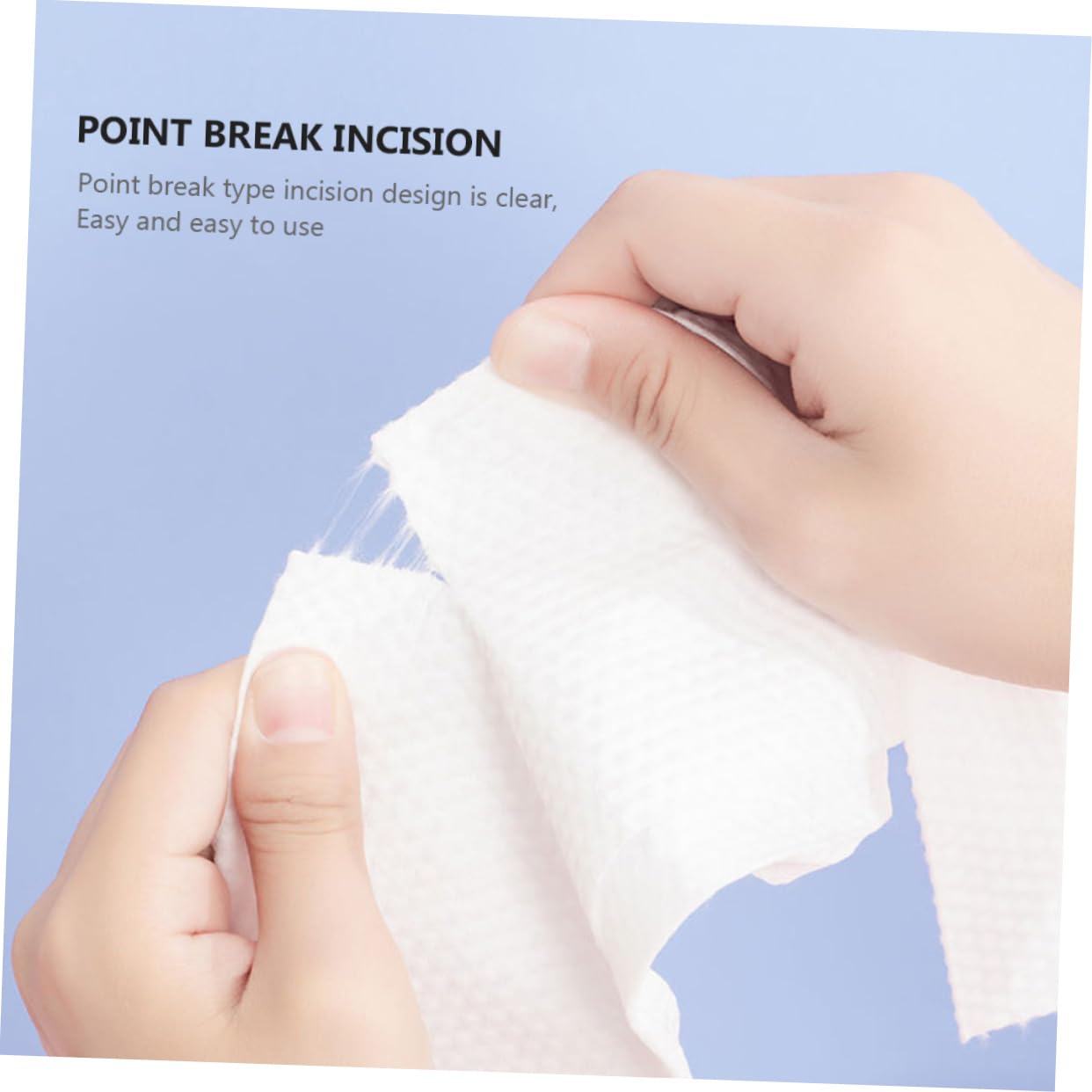Soft Cotton Face Wipes - 2 Rolls Disposable Cleansing Towelettes for Makeup Removal & Facial Cleansing | Gentle on Skin, Perfect for Travel, Gym & Daily Skincare Routine