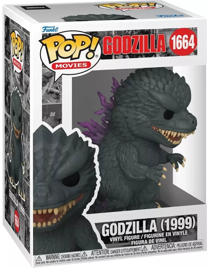 Godzilla (1999) Funko Pop #1664 Vinyl Figure with Protector Case - Perfect for Movie Collectors & Pop Culture Displays