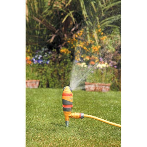 Hozelock Round Sprinkler Pro - 314m² Coverage - Adjustable Garden Lawn Watering System for Efficient Irrigation | Perfect for Small to Medium Yards, Flower Beds & Vegetable Gardens