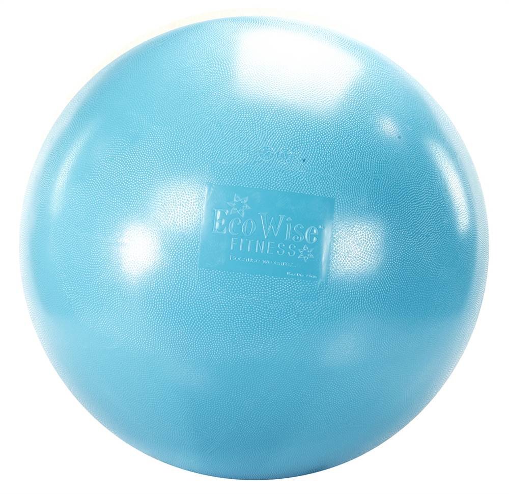 Premium Anti-Burst Exercise Ball - 55cm/65cm/75cm Ocean Blue Yoga Ball for Home Gym, Pilates, Stability Workouts & Physical Therapy - Heavy Duty Fitness Ball for Core Strength & Balance Training