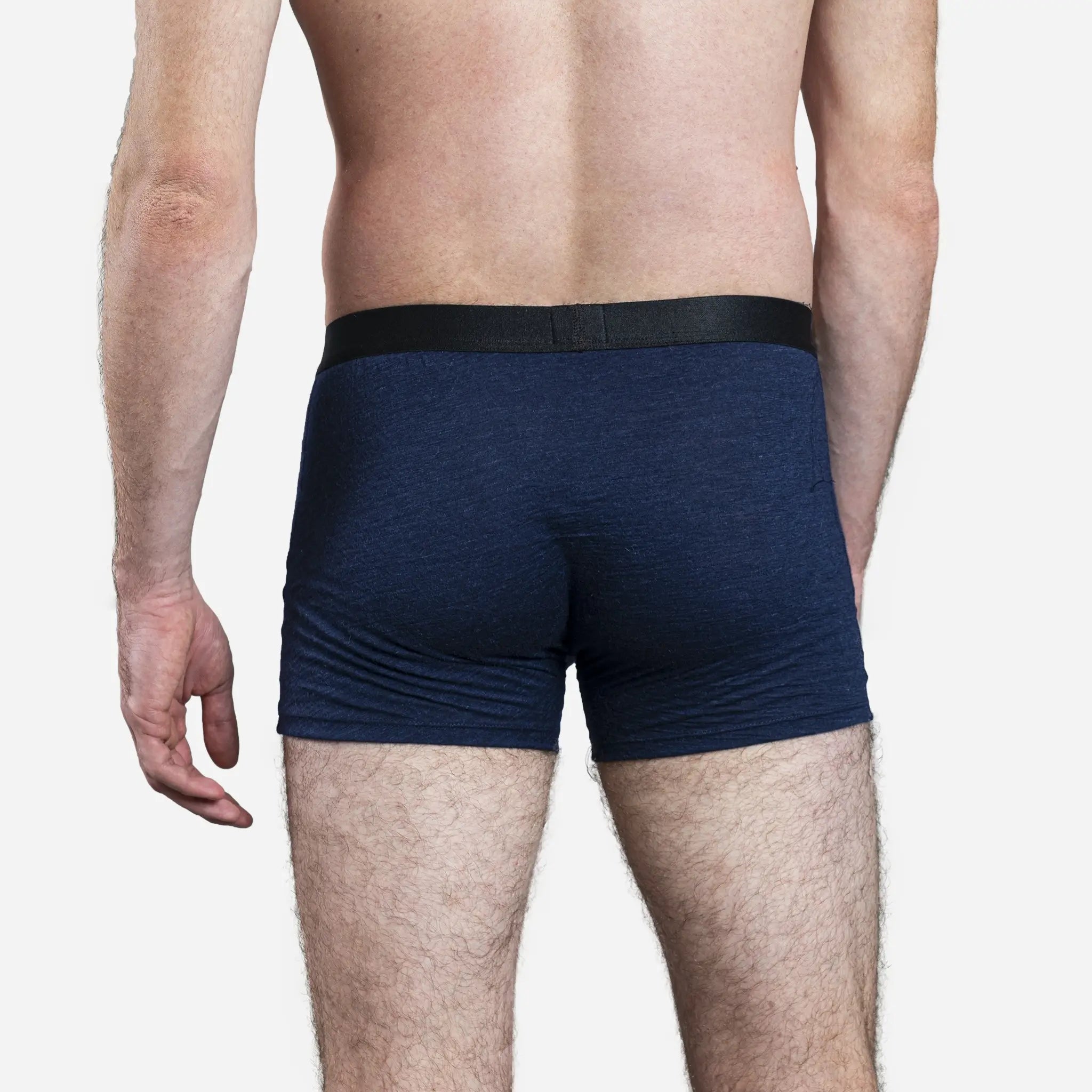 Ultra-Soft Men's Alpaca Wool Boxer Briefs - 160 GSM Lightweight Underwear for All-Day Comfort | Perfect for Travel, Hiking & Cold Weather Activities