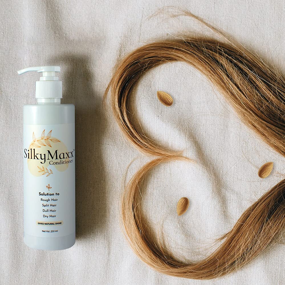 SilkyMaxx Hair Conditioner for Smooth, Shiny & Frizz-Free Hair - Deep Moisturizing Treatment for Dry, Damaged Hair - Perfect for Daily Use & Salon-Quality Results at Home