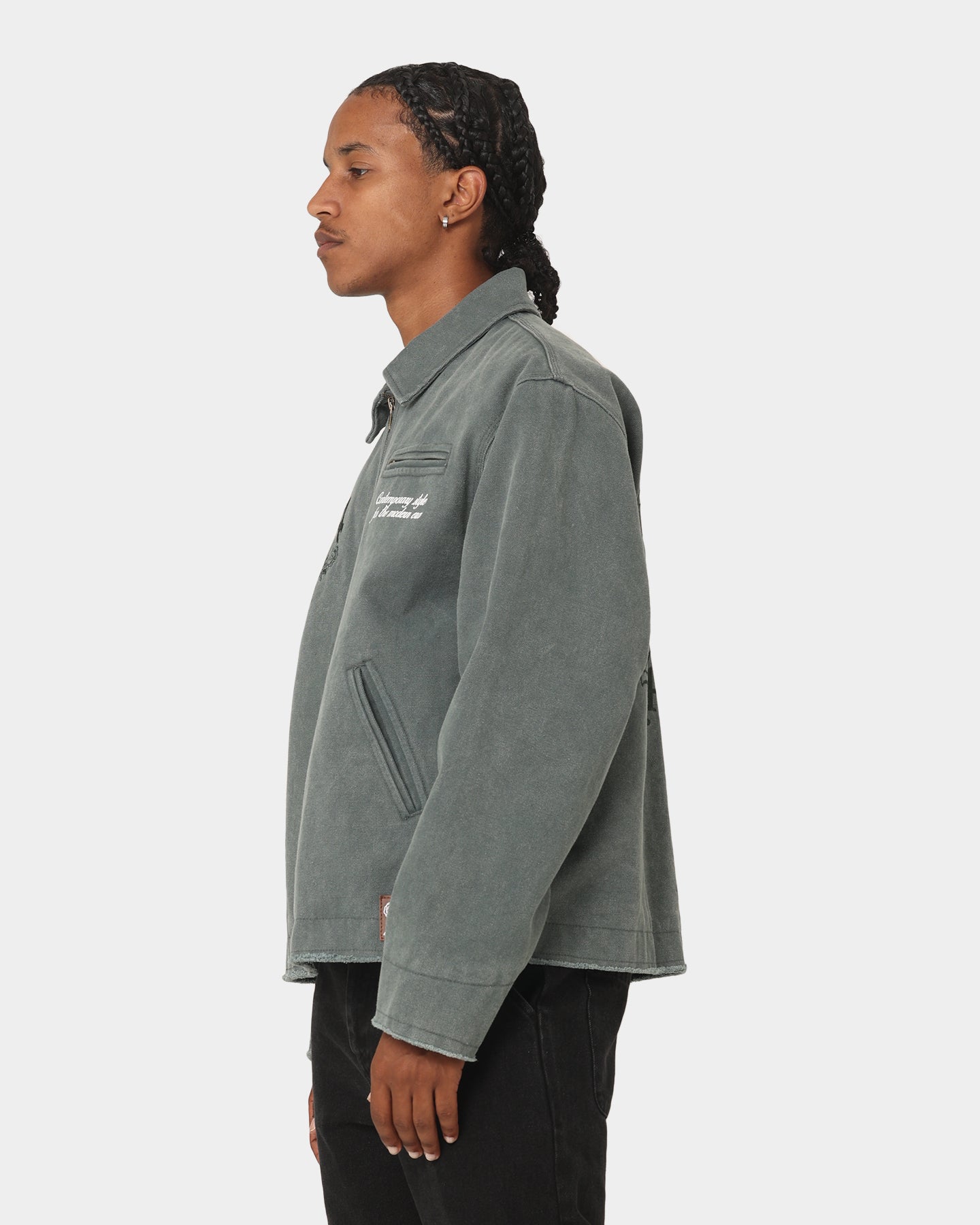 Florence Work Jacket for Men & Women - Durable Green Workwear with Multiple Pockets - Perfect for Construction, Outdoor Jobs & Casual Wear