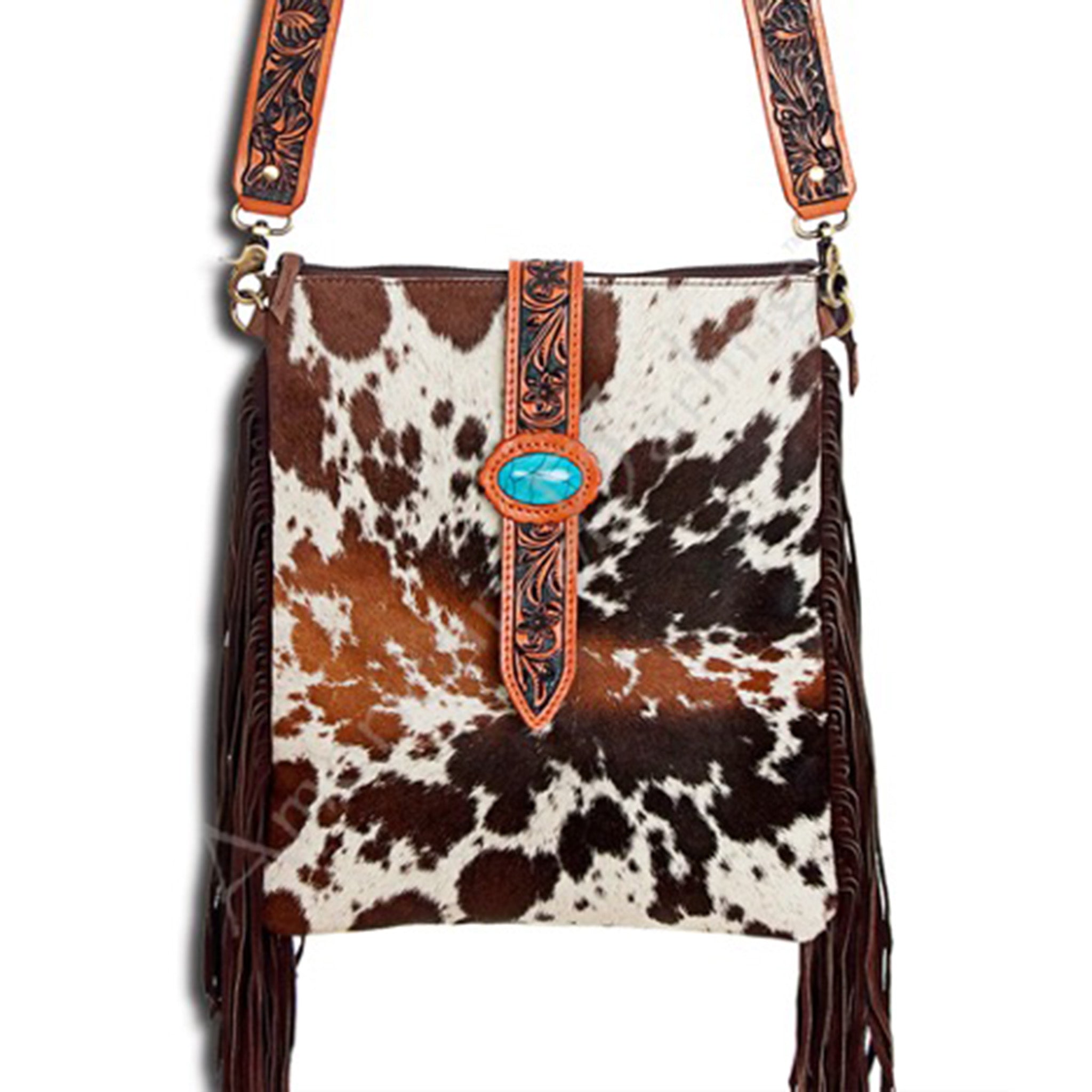 American Darling Genuine Leather Hide Purse - Stylish & Durable Crossbody Bag for Women, Perfect for Everyday Use, Travel & Shopping