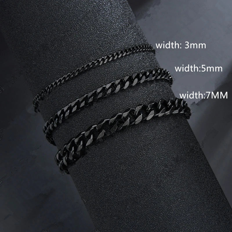 Authentic Cuban Link Bracelet for Men - 14K Gold Plated Stainless Steel Chain Bracelet - Perfect for Gifts, Parties & Everyday Wear