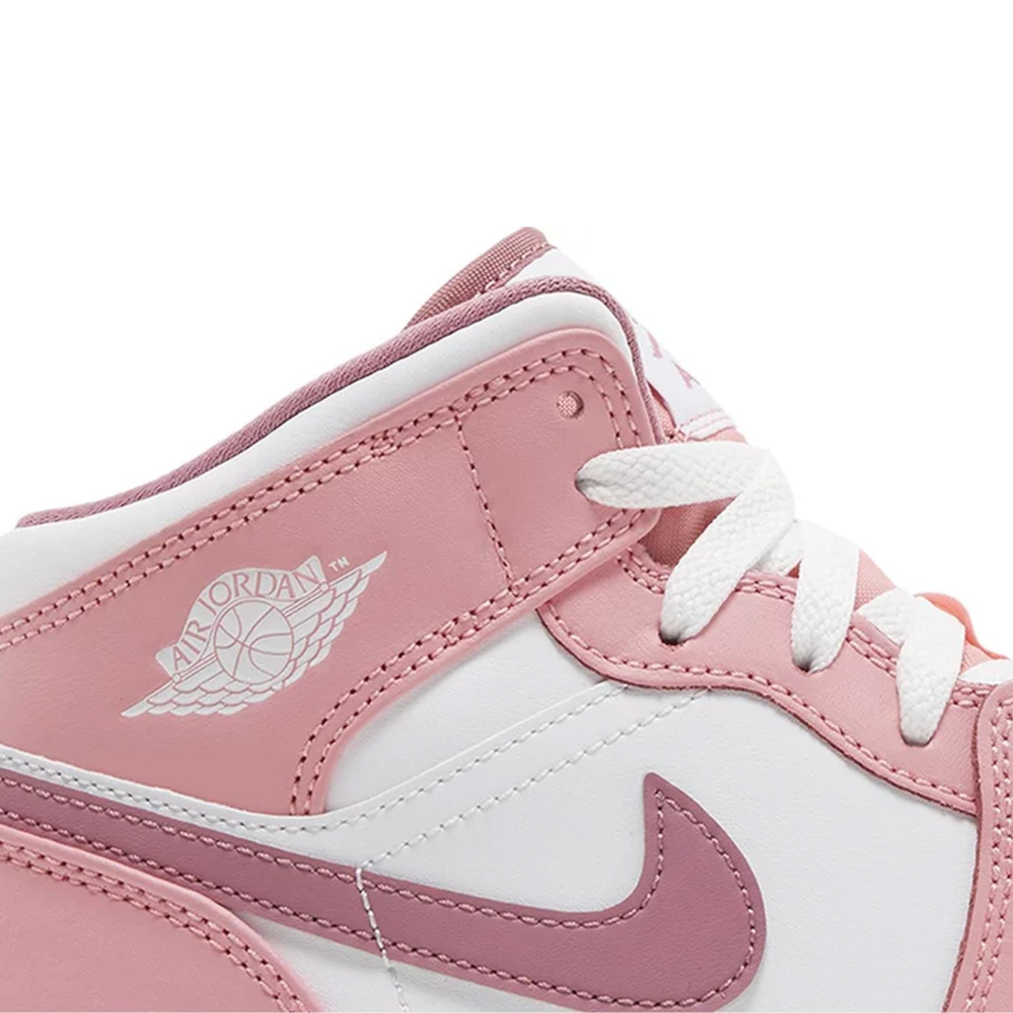 Air Jordan 1 Mid 'Valentine's Day' GS Basketball Shoes for Girls (2023) - Valentine's Gift, Casual Wear & Street Style Sneakers
