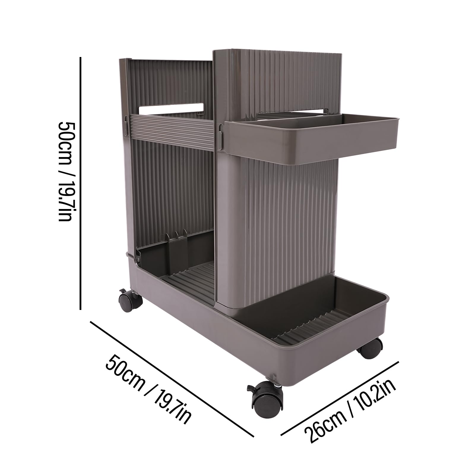 Multifunctional Home Gym Storage Rack with Wheels - ABS Workout Equipment Organizer for Yoga Mats, Dumbbells & Gym Accessories - Perfect for Small Spaces & Home Workout Organization