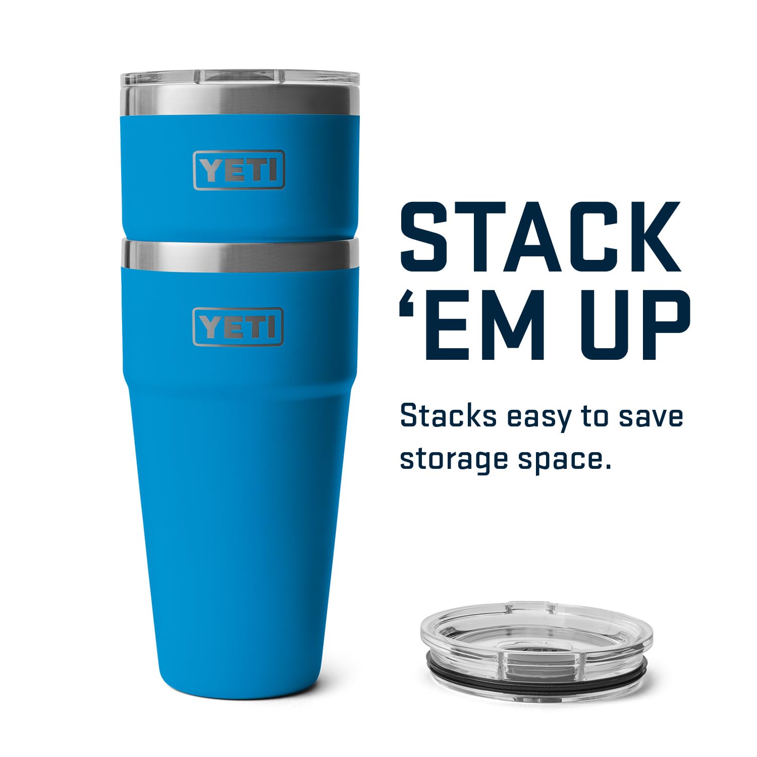 YETI Rambler 30 oz Stainless Steel Vacuum Insulated Tumbler with MagSlider Lid - Stackable, Leakproof for Coffee, Tea & Cold Drinks - Perfect for Camping, Office & Outdoor Adventures