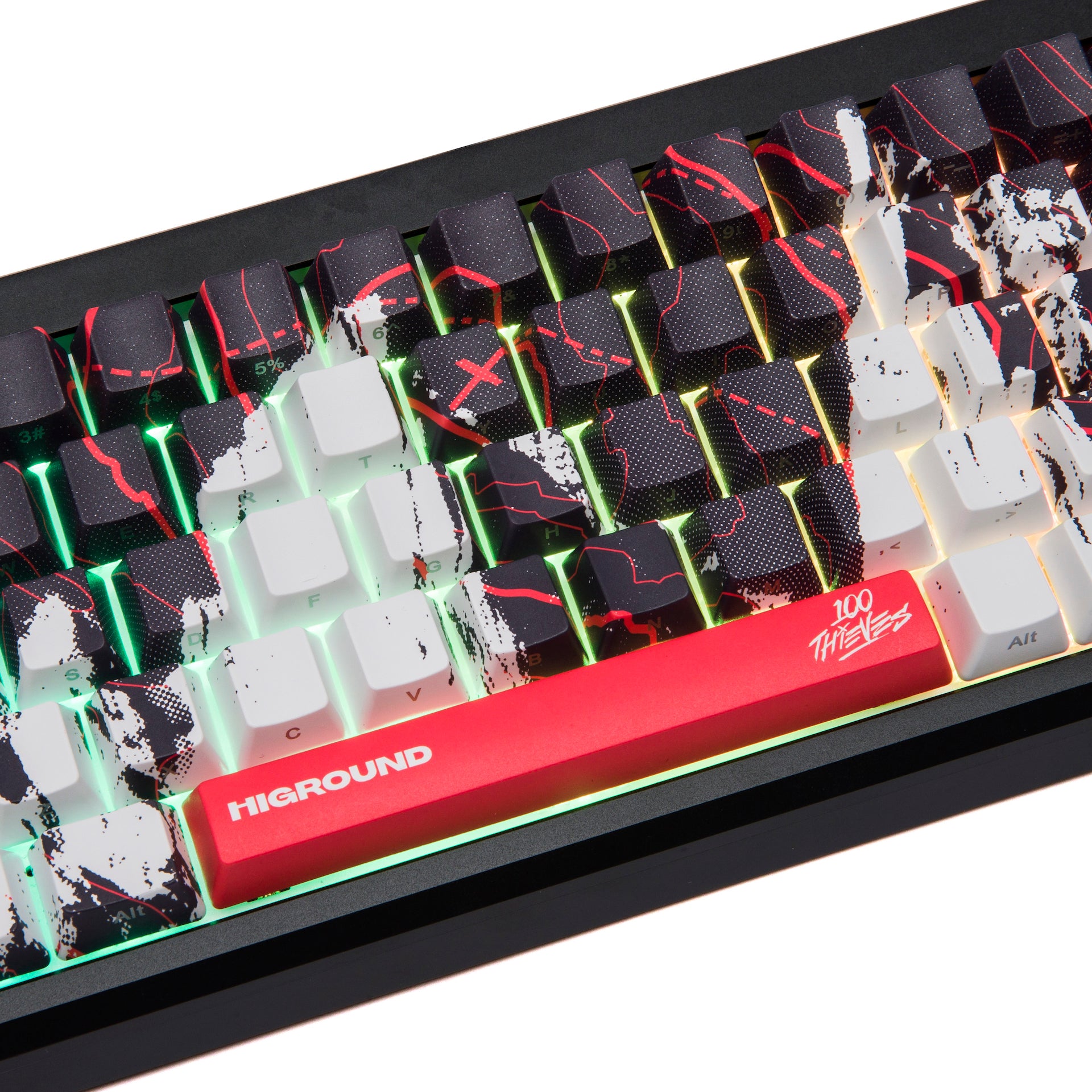 100T x HG Summit 65 Mechanical Keyboard - Onyx Black | Compact 65% Layout, Hot-Swappable Switches | Perfect for Gaming, Typing & Office Work
