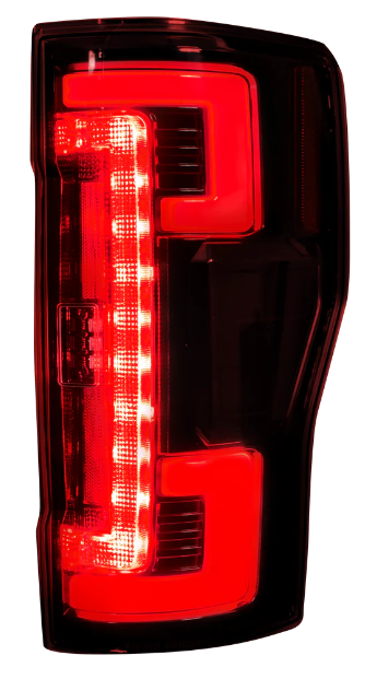 Ford Super Duty 2020-2022 F250 F350 F450 F550 LED Tail Lights - Red OLED Replacement for OEM Halogen - Perfect for Off-Roading & Night Driving