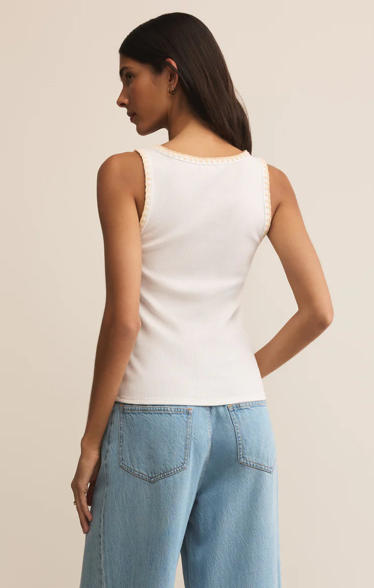 Jaidynn Ribbed Tank Top for Women - Soft Stretch Comfort Fit Casual & Layering - Perfect for Summer, Gym, and Everyday Wear