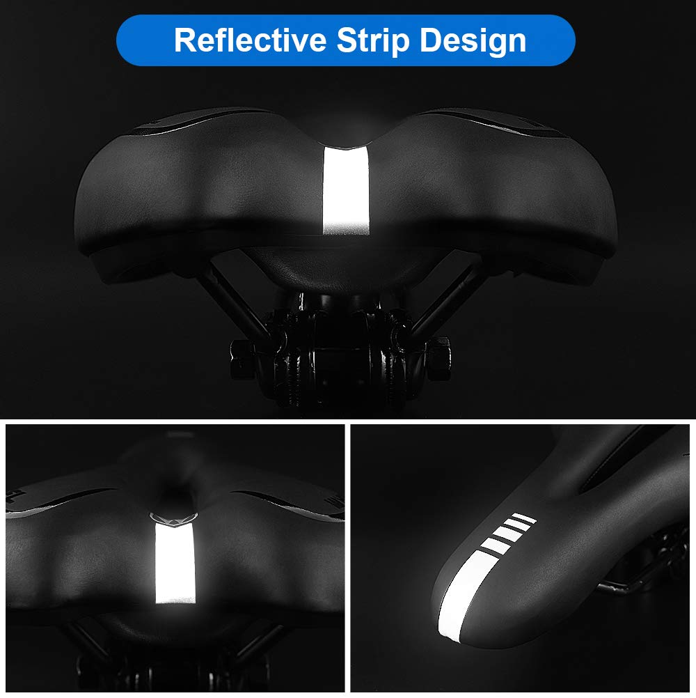 Comfortable Bike Seat Cushion for Men & Women - Ergonomic Bicycle Saddle for Mountain, Road & Commuter Bikes | Perfect for Long Rides, Cycling Workouts & Outdoor Adventures