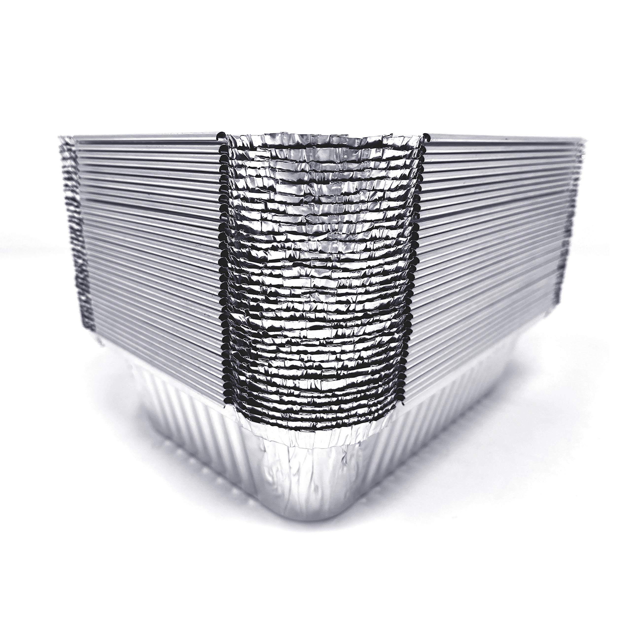 480-Pack Premium 1.5-LB Heavy Duty Disposable Aluminum Foil Takeout Pans with Lids - 7