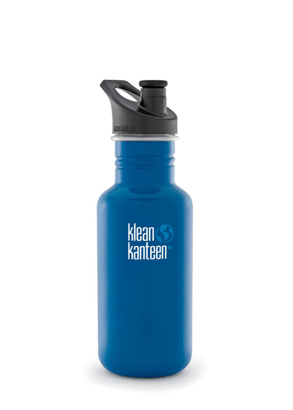 Klean Kanteen Classic 18oz (532mL) Stainless Steel Water Bottle - Eco-Friendly, BPA-Free, Leak-Proof for Hiking, Gym & Everyday Use