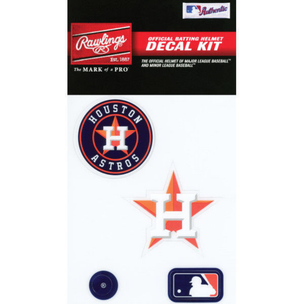 Rawlings MLB Decal Kit - Official Baseball Team Stickers for Helmets, Bats & Locker Decor | Perfect for Fans, Players & Collectors