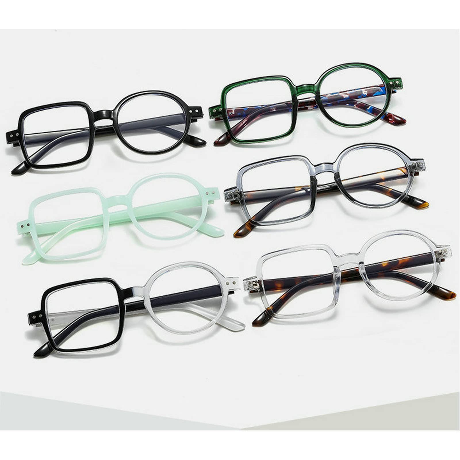 Blue Light Blocking Reading Glasses for Men & Women - Anti Glare Computer Eyewear with Magnification for Presbyopia - Reduce Eye Strain for Office Work, Screen Time & Reading