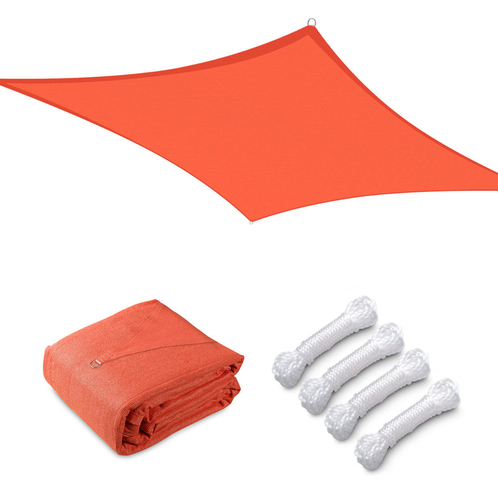 16'x12' Rectangle Outdoor Sun Shade Sail Canopy - UV Protection Patio Cover for Backyard, Pool, Garden, and Deck - TheLAShop