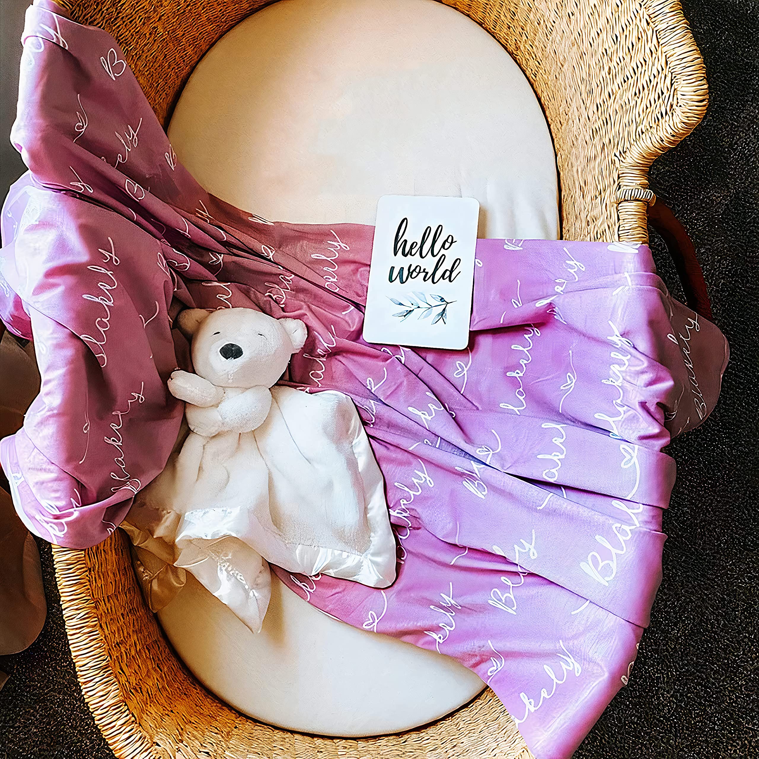 Personalized Baby Blanket with Name - Custom Kids Blanket for Newborn, Daughter, Mom & Dad - Soft & Cozy Gift for Newborns, Baby Showers & Special Occasions