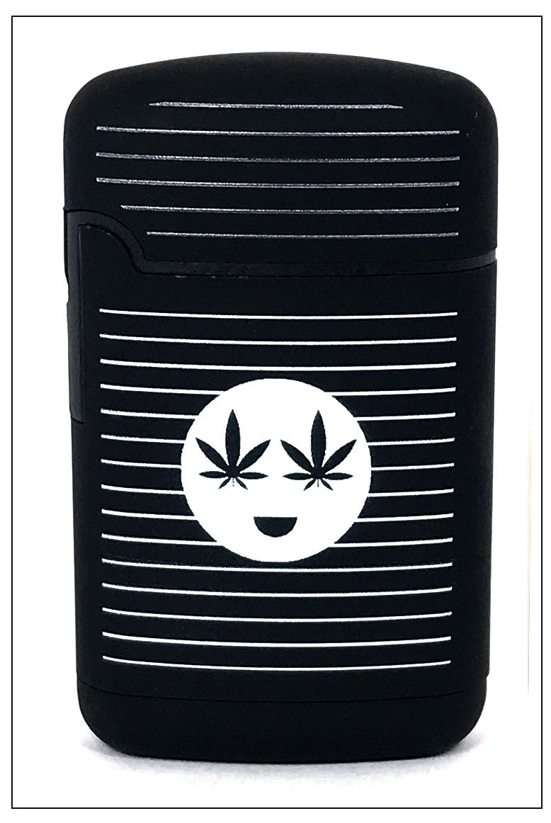 Jet Flame Torch Lighter - Adjustable Windproof Butane Refillable Lighter with Safety Lock (Black) - Perfect for Cigars, Cooking, Camping & DIY Projects