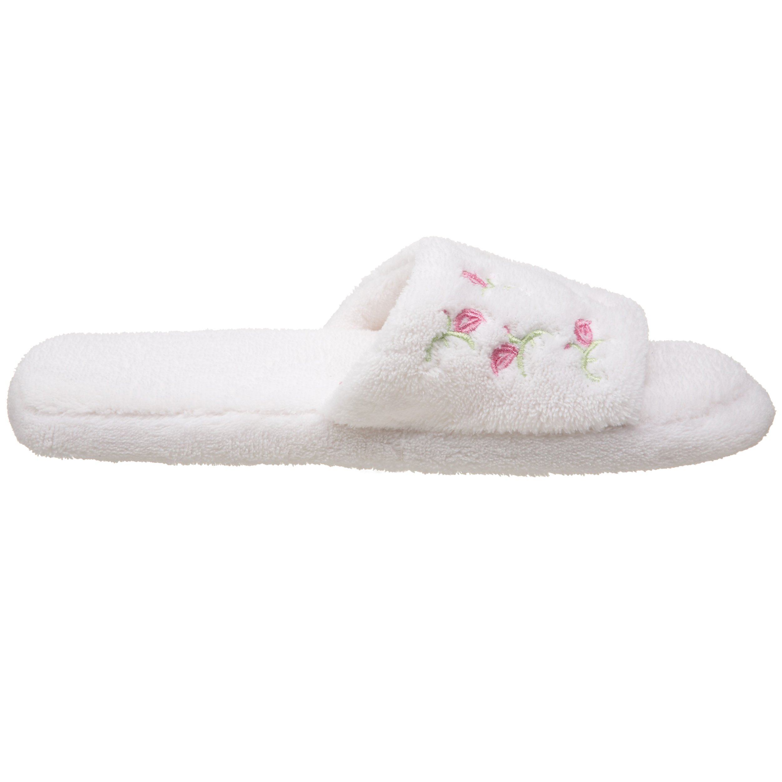 MUK LUKS Women's Rose Scented Terry Cloth Slippers - Cozy Indoor House Shoes for Relaxation & Comfort at Home
