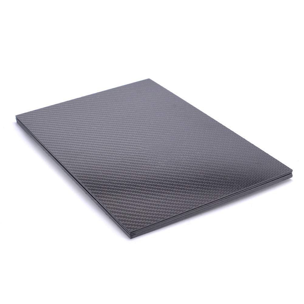 500mm x 600mm Carbon Fiber Sheet - 100% Carbon Fiber Laminate Plate Panel with Twill Matte Finish for DIY, Drone Frames, RC Cars & Unmanned Rack - Lightweight & Durable for Aerospace, Automotive & Industrial Applications