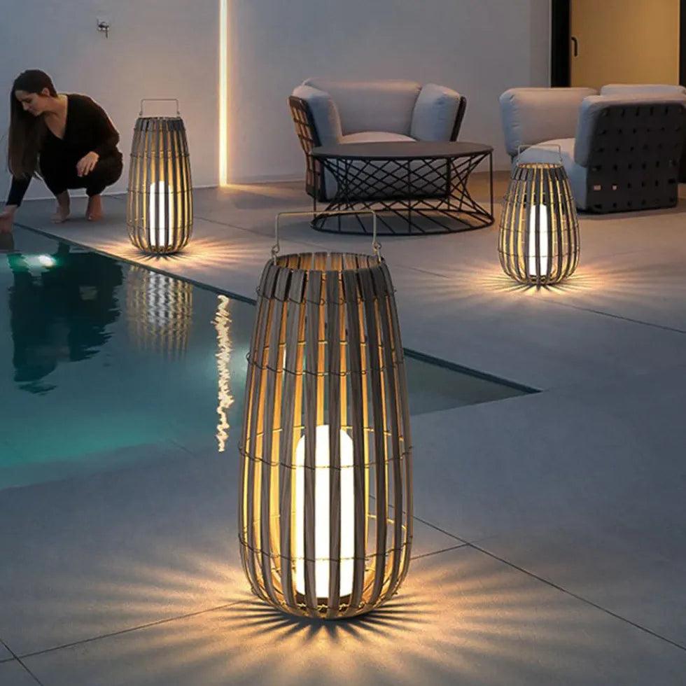 Weatherproof Outdoor Floor Lamp - Durable & Water-Resistant for Patio, Garden, and Deck Lighting - Perfect for Backyard, Porch, and Landscape Illumination
