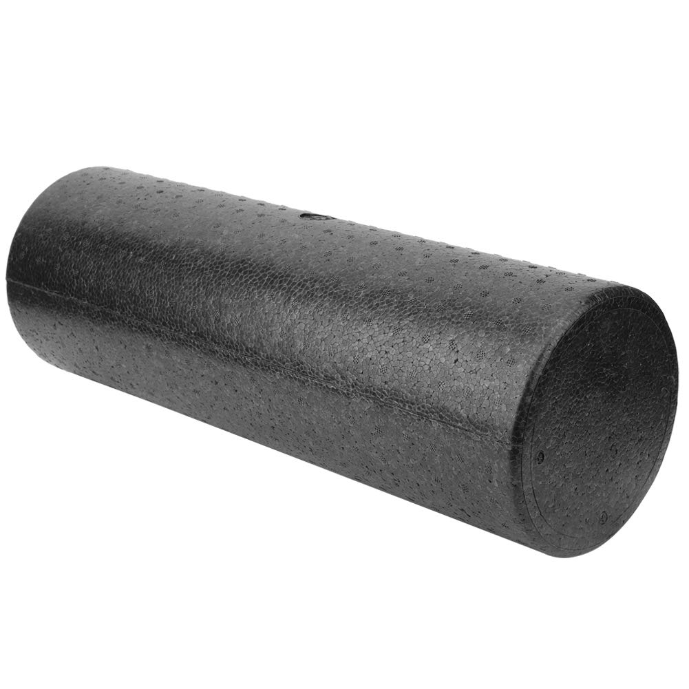 CIGIGLOW High-Density Foam Roller for Muscle Recovery, Deep Tissue Massage, Yoga & Fitness - Black Solid Roller for Pain Relief, Stretching & Workout Recovery - Perfect for Home Gym, Physical Therapy & Post-Workout Relaxation