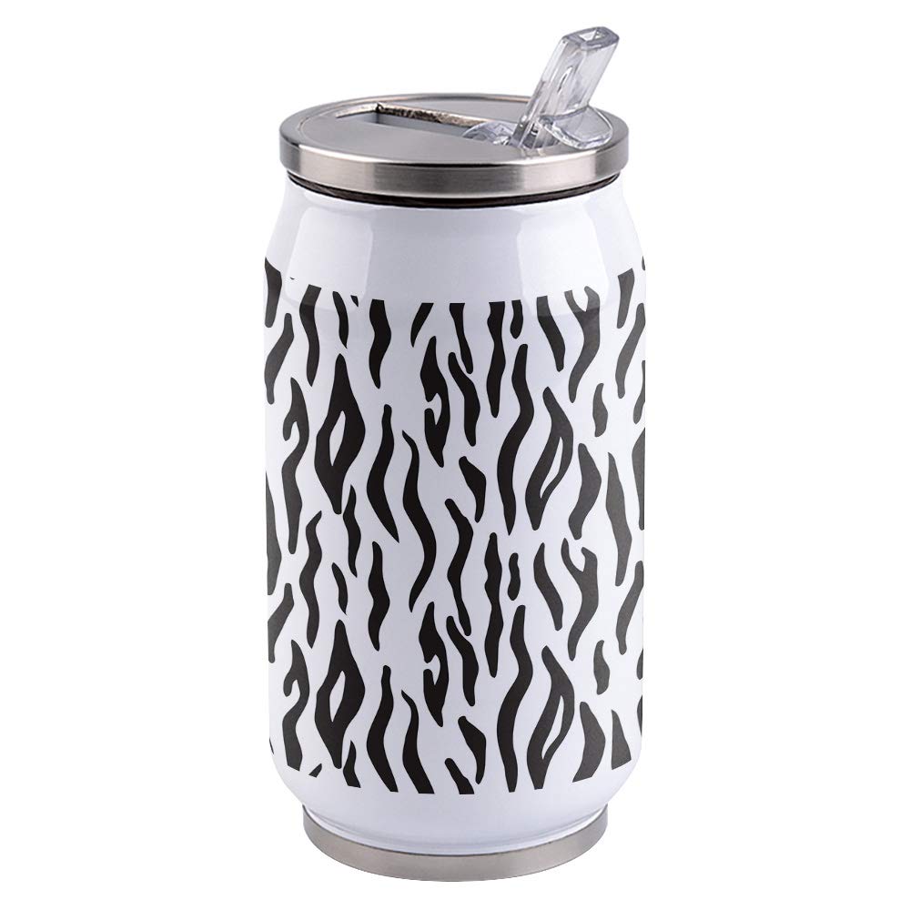 10oz Stainless Steel Tumbler with Lid & Straw - Double Wall Vacuum Insulated Travel Mug, BPA-Free Skin Texture Water Bottle for Hot & Cold Drinks - Perfect for Coffee, Tea, Juice - Ideal for Office, Gym, Hiking, Camping and Daily Use