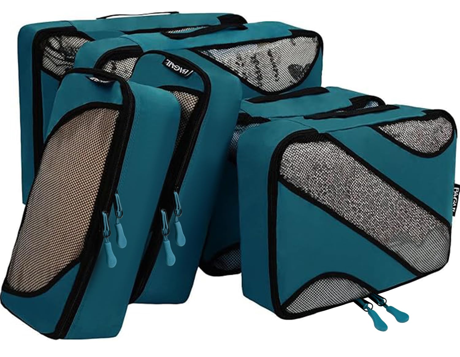 BAGAIL 6-Piece Packing Cubes Set - Lightweight Travel Luggage Organizers for Suitcases - Perfect for Business Trips, Vacations & Weekend Getaways
