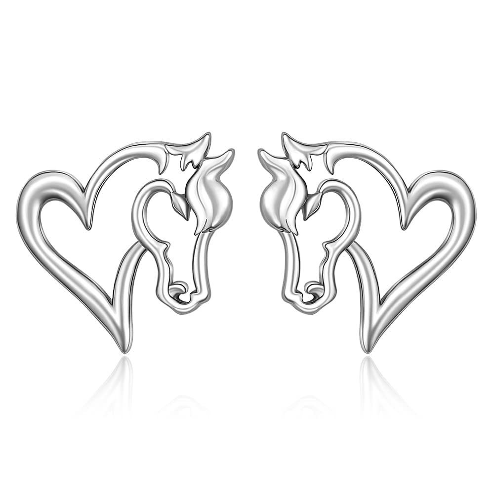 Sterling Silver Baseball Volleyball Softball Stud Earrings for Women - Cute Panda Horse Cardinal Frog Designs - Perfect Gift for Sports Fans & Jewelry Lovers - Great for Games, Parties & Everyday Wear