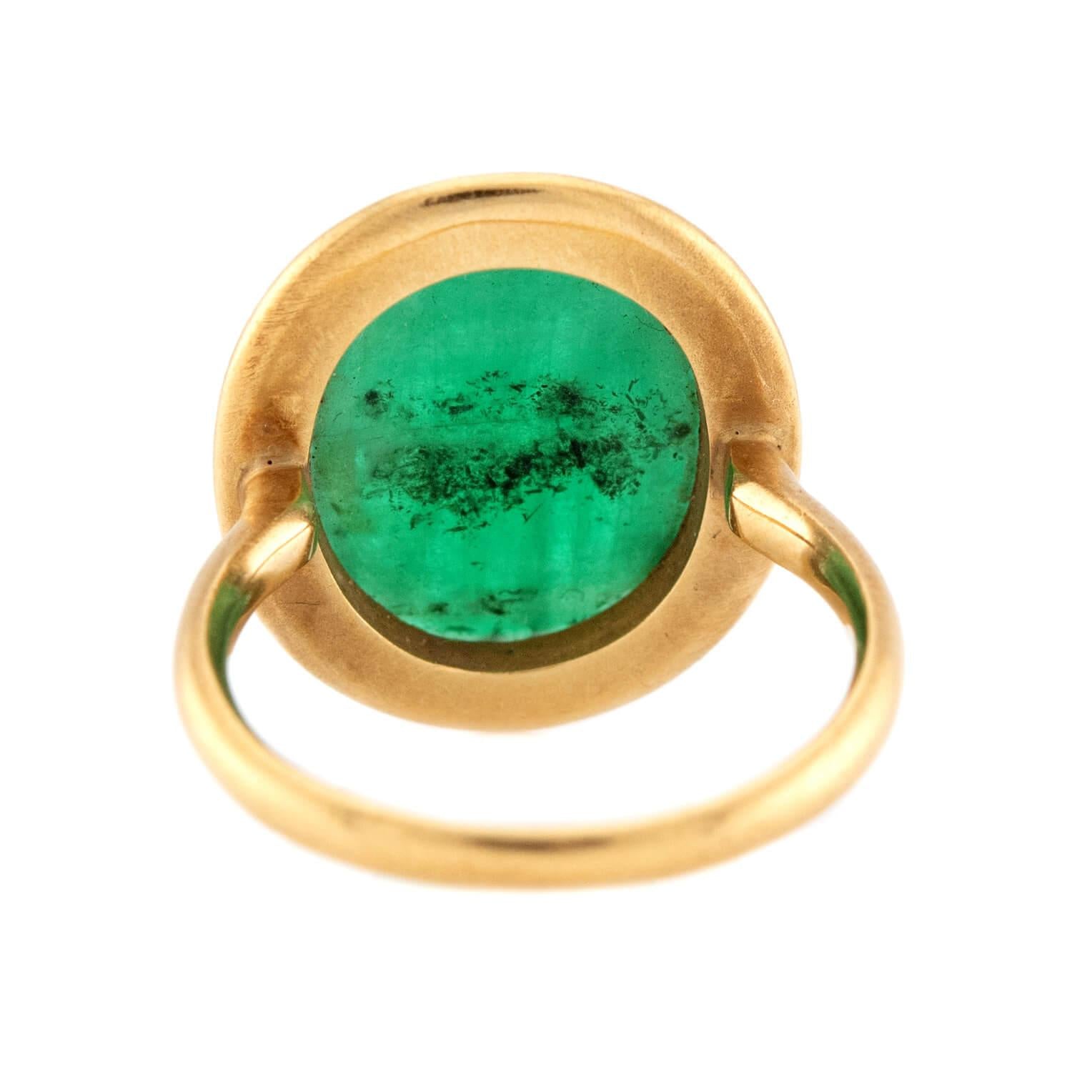 18k Gold Emerald and Diamond Halo Engagement Ring for Women - Elegant Vintage Style Wedding Band, Anniversary Gift, Proposal Jewelry