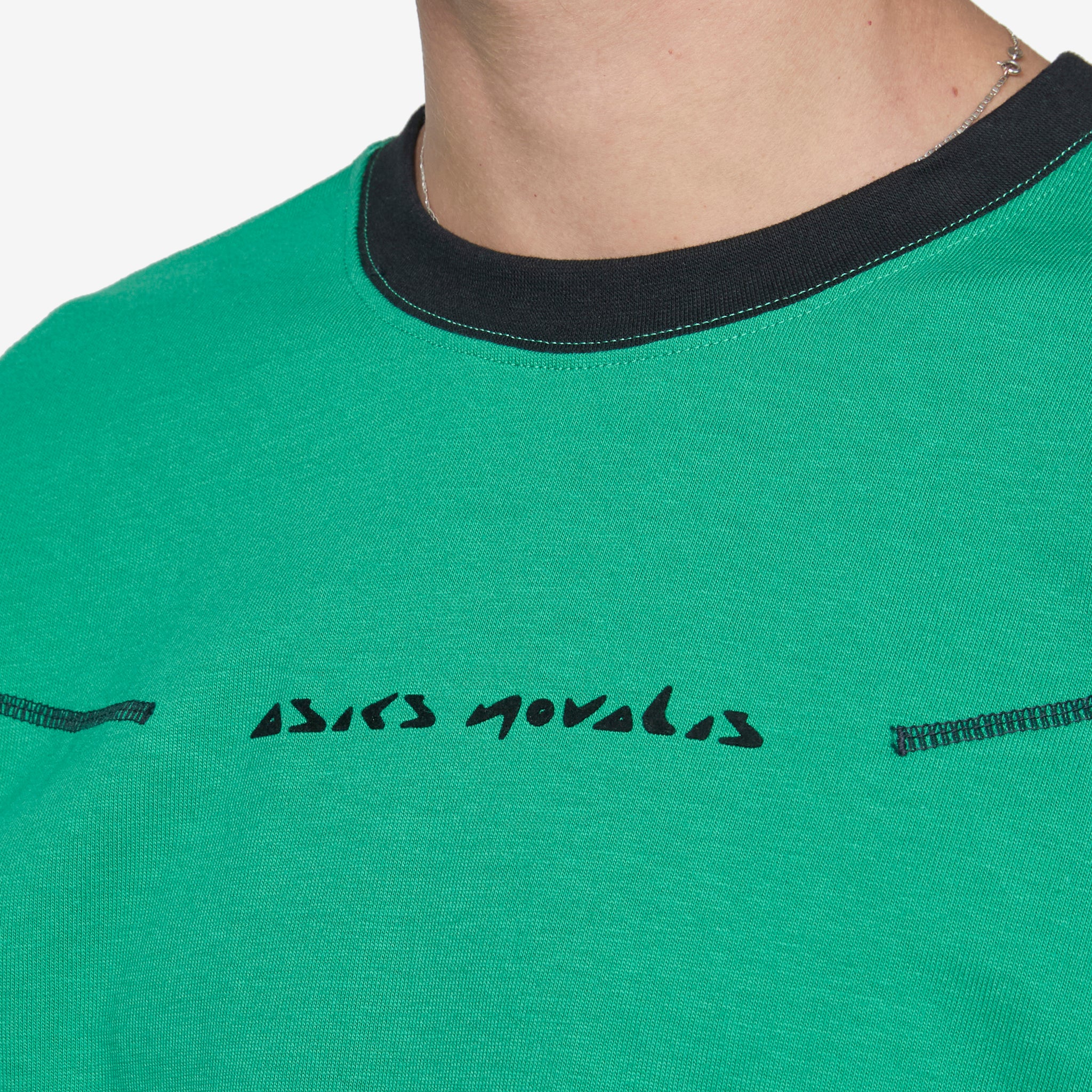 ASICS NOVALIS Bixance Performance Short Sleeve T-Shirt for Men - Bright Green - Moisture Wicking Running & Gym Workout Shirt