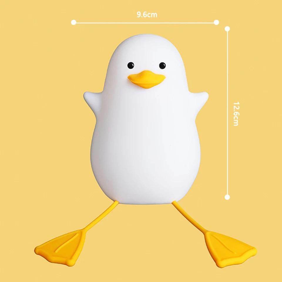 Ducky LED Night Light for Kids - Cute Duck Shape Nursery Lamp, Bedroom Decor, Sleep Aid for Babies & Toddlers - Perfect for Bedtime, Nighttime Feeding, and Soothing Fears