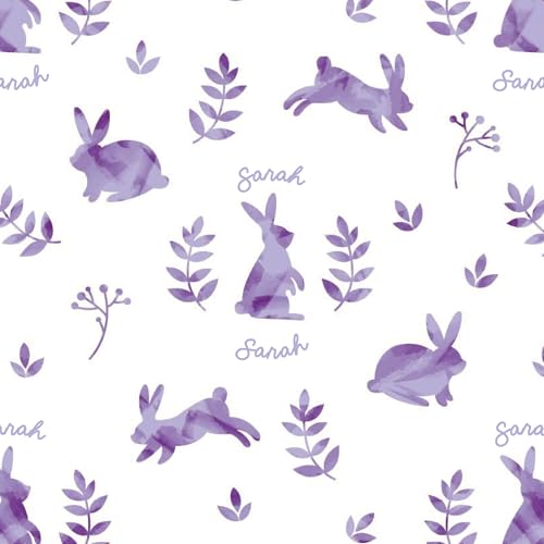 Watercolor Rabbit - Purple