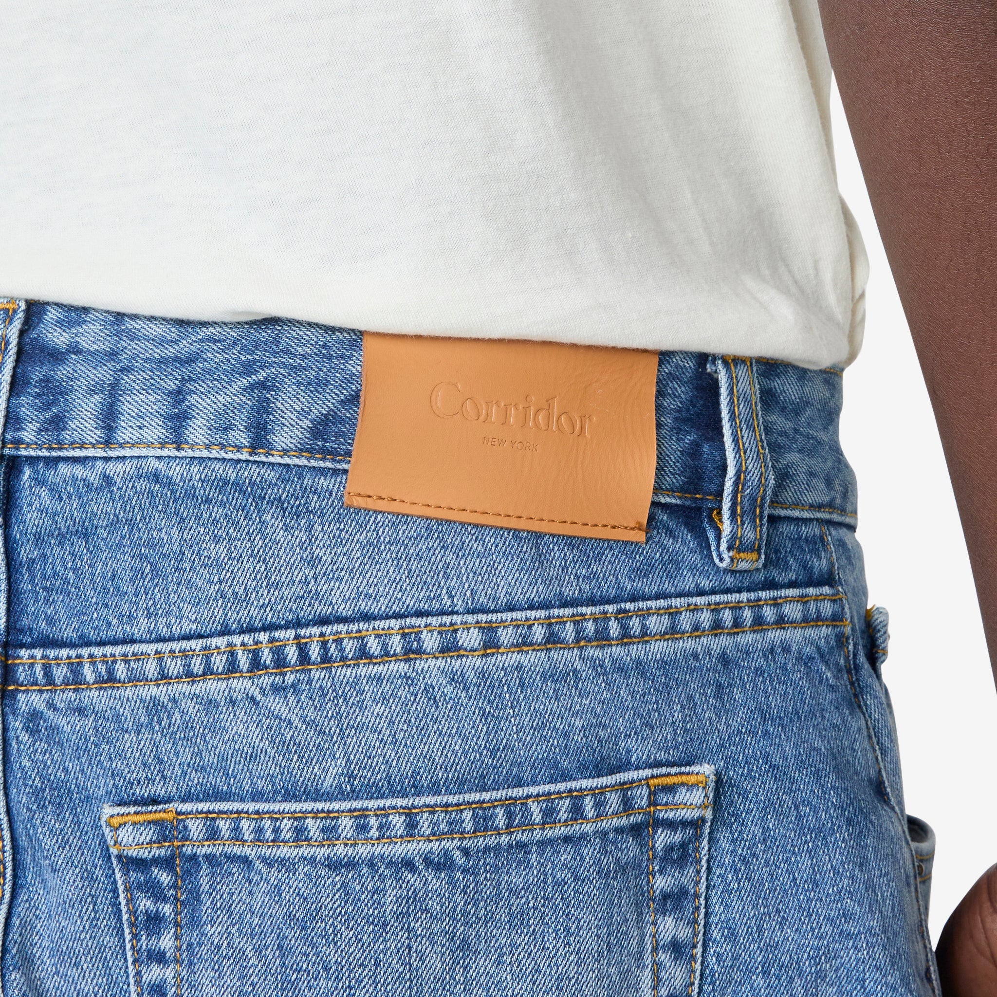 5 Pocket Jean Bleach Wash Indigo - Classic Distressed Denim Pants for Men & Women | Perfect for Casual Wear, Street Style & Everyday Outfits