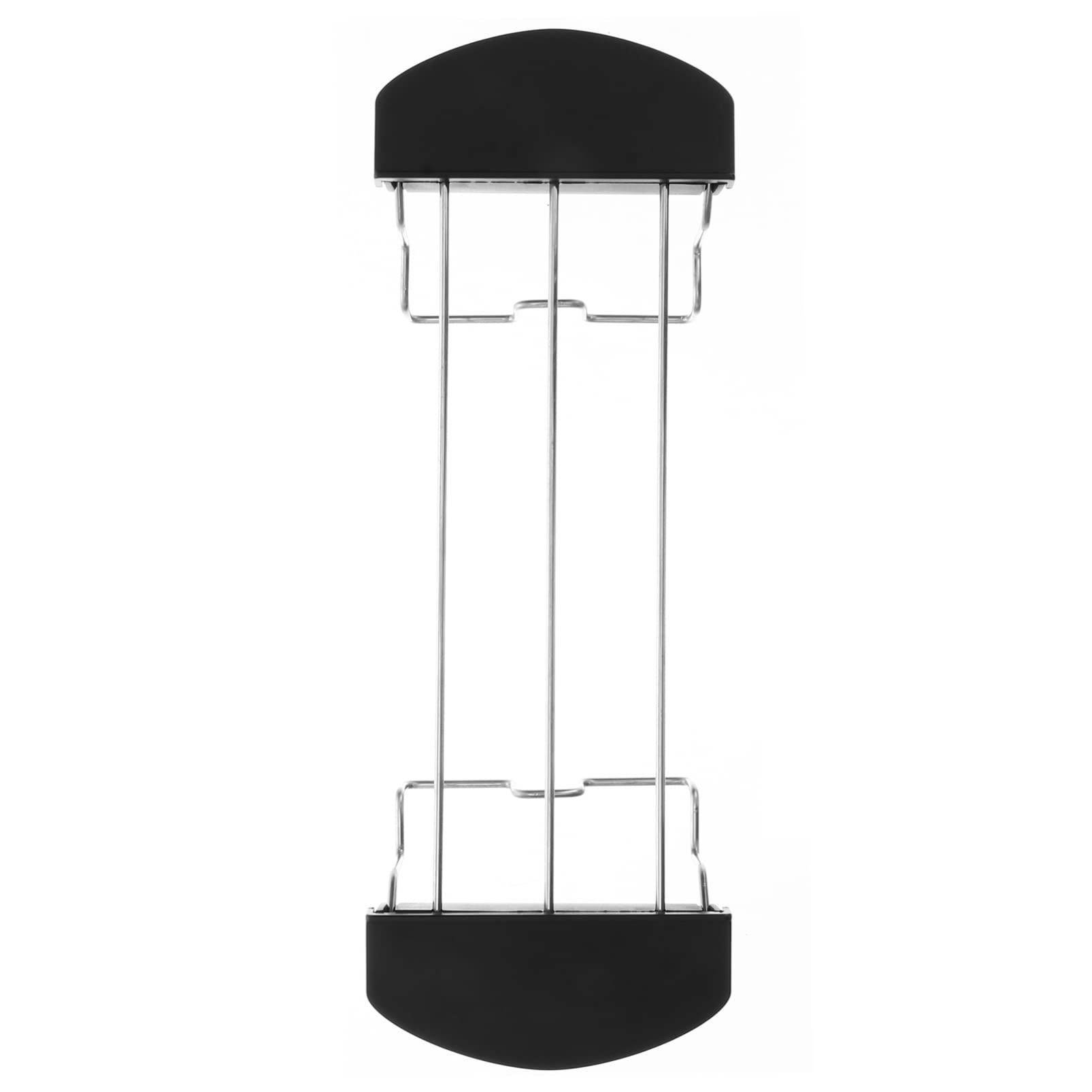 DOITOOL Stainless Steel Toaster Warming Rack - Sandwich & Bread Toast Rack, Bun Warmer for Kitchen Toaster Accessories (Black) - Perfect for Breakfast, Brunch & Home Baking