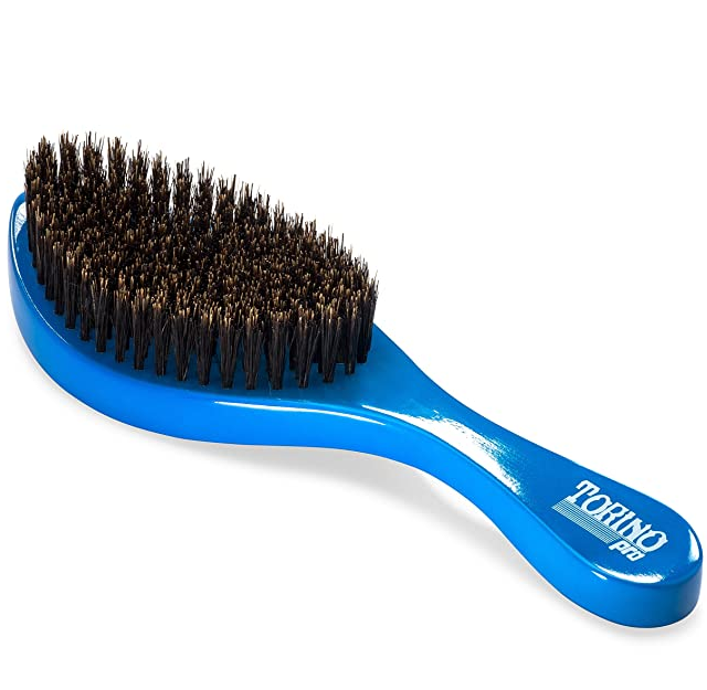 Torino Pro Wave Brush #350 - Medium Hair Brush for Smoothing & Detangling - Perfect for Curly, Wavy & Straight Hair Styling at Home or Salon
