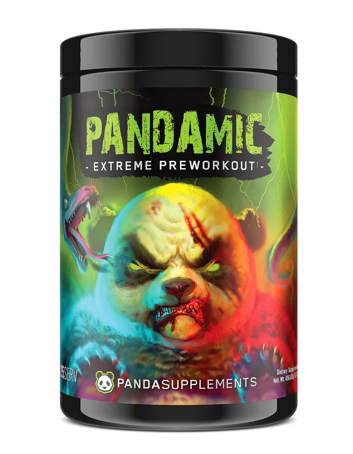 Pandamic Extreme Pre Workout Supplement - High Energy & Focus Booster for Intense Gym Sessions | Best for Bodybuilding & Fitness Training