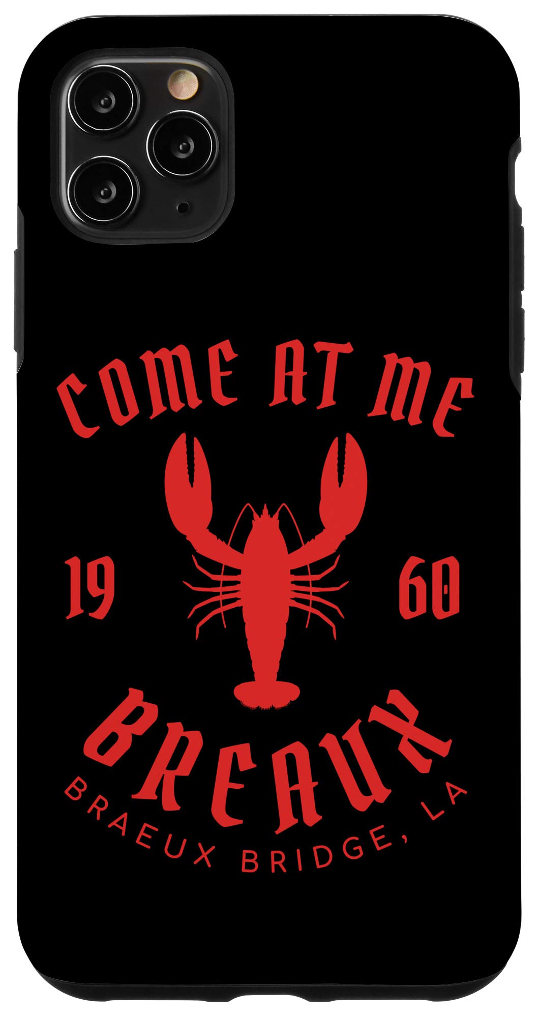 iPhone 11 Pro Max Case - Crawfish Boil & Cajun Seafood Festival Design - Perfect for Louisiana Food Lovers & Festival Goers