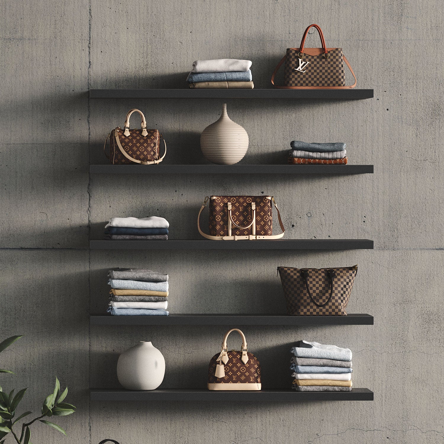 Aksel Black Floating Shelf - Modern Wall Mounted Shelves for Living Room, Bedroom & Bathroom Storage - Easy Install & Space Saving Home Decor