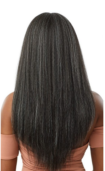 Outre Soft & Natural Lace Front Wig Neesha 203 - Breathable HD Lace Human Hair Wig for Black Women | Perfect for Daily Wear, Cosplay & Special Occasions