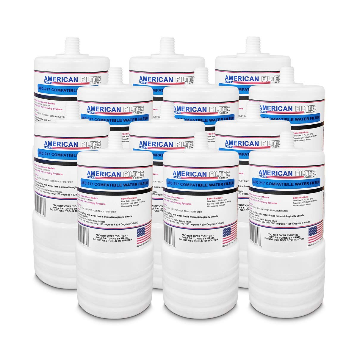 AFC-AP217 Water Filter Cartridge - Replacement for Aqua-Pure AP217, CFS217, 70020318823, 4629002 - High Performance Carbon Filtration for Clean Drinking Water - Perfect for Home, Office, and RV Use