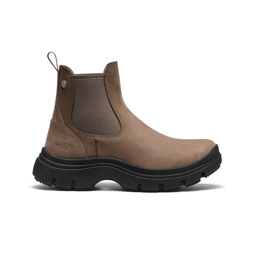 Women's Kosa Chelsea Boots - Brindle/Black | Waterproof Ankle Boots for Women | Slip-On Fashion Booties for Casual & Work Outfits