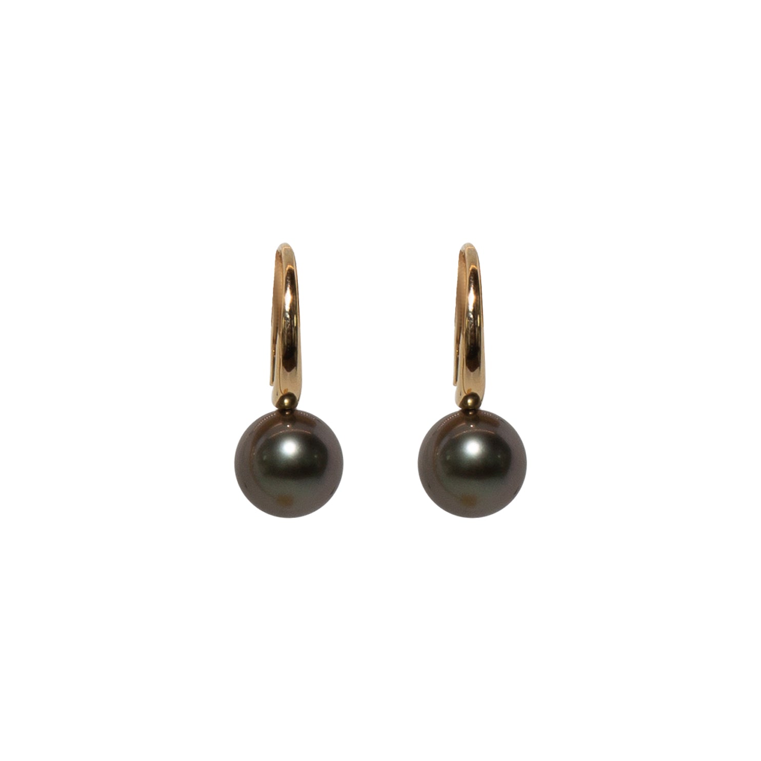 18K Gold Tahitian Pearl Earrings for Women - Elegant & Luxurious Pearl Jewelry Gift for Wedding, Anniversary & Special Occasions