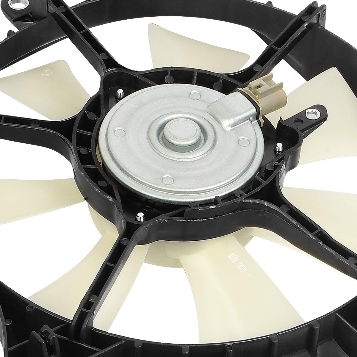 DNA MOTORING OEM-RF-0071 High Performance Radiator Cooling Fan Assembly - Direct Replacement for 2001-2002 Dodge Neon & 2001-2005 Dodge Neon/SX 2.0L - Improved Cooling Efficiency, Black - Perfect for Engine Overheating Prevention & Summer Driving
