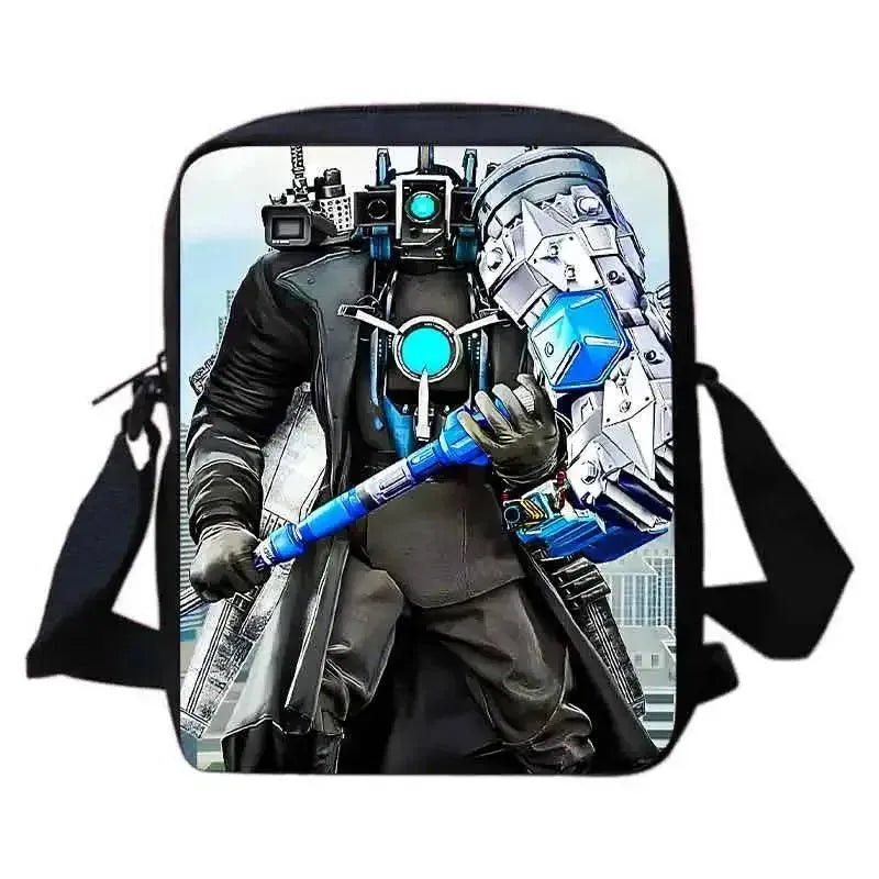 Custom Skibidi Backpack Set for School, Travel & Outdoor Adventures - Durable & Stylish Kids & Teens Backpack