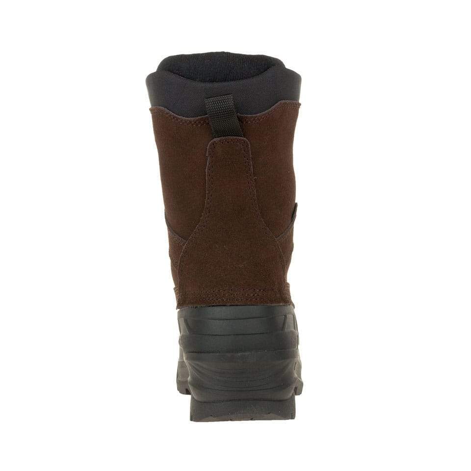 KAMIK Nation Wide Men's Dark Brown Waterproof Winter Boots - Warm & Durable Snow Boots for Hiking, Work, and Outdoor Adventures