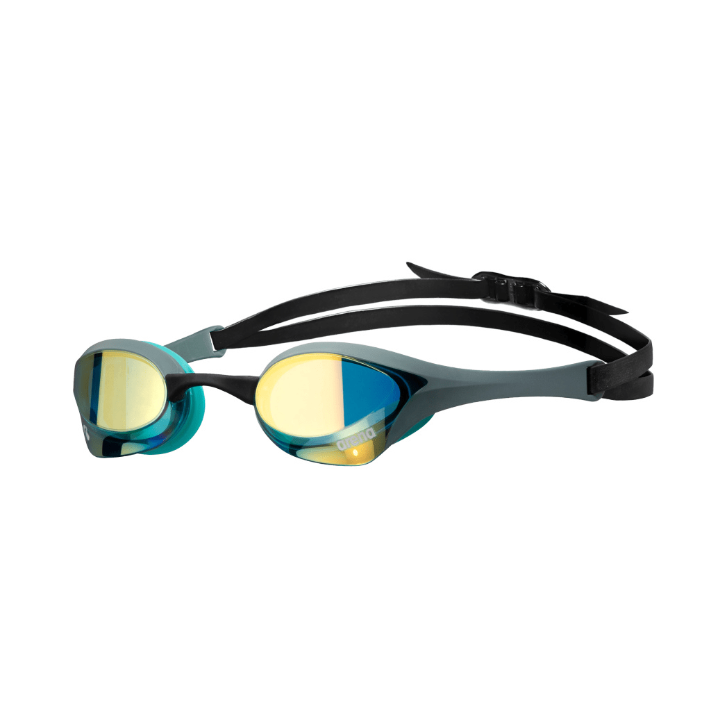 Arena Cobra Ultra Swipe Mirror Goggles for Competitive Swimming - Anti-Fog & UV Protection - Aqua/Sage/Peacock Colors - Perfect for Training & Racing