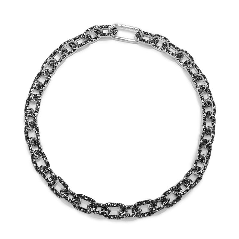 Ellis Collar Necklace for Women - Elegant Gold Plated Choker Necklace with CZ Stones - Perfect for Weddings, Parties & Date Nights